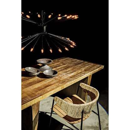 Lamberto Chandelier by Noir in black metal. Made from metal in a modern style.