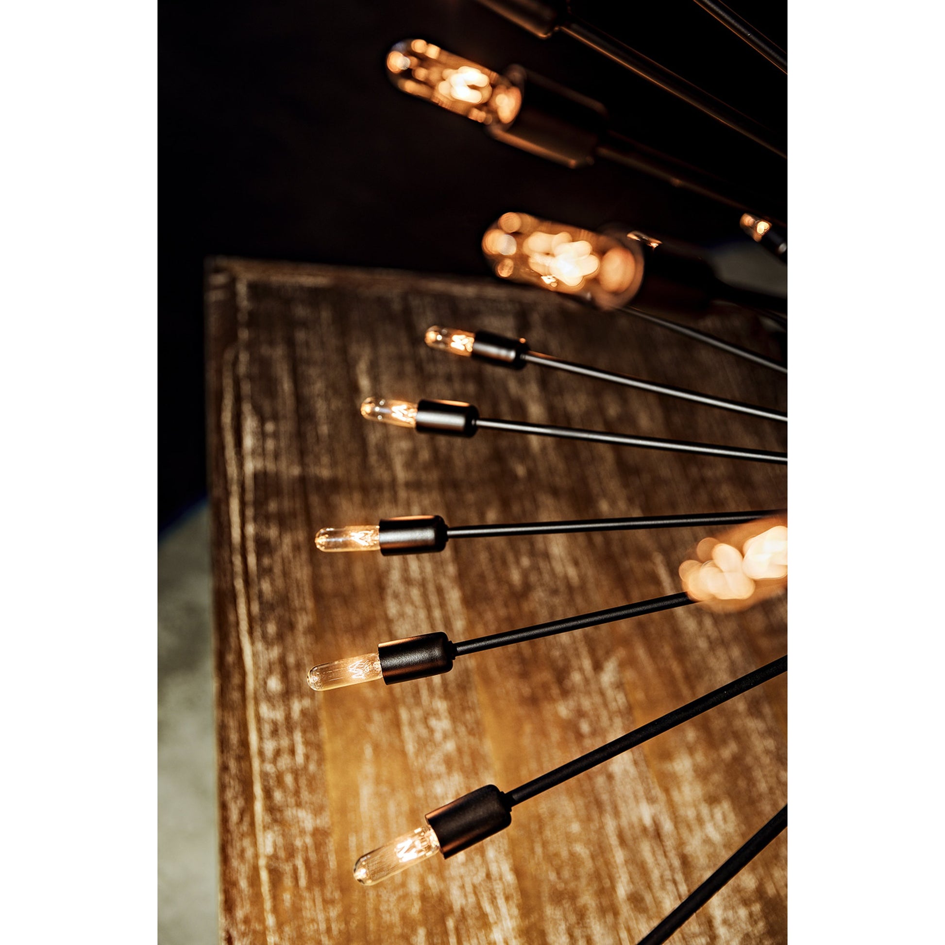 Lamberto Chandelier by Noir in black metal. Made from metal in a modern style.