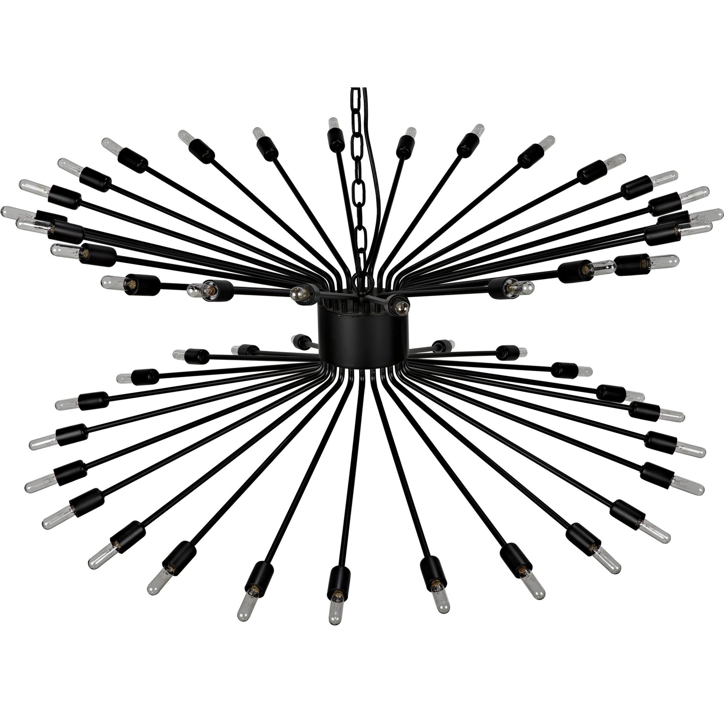 002 SI-1707244 | Additional Silo | Lamberto Chandelier by Noir in black metal. Made from metal in a modern style.