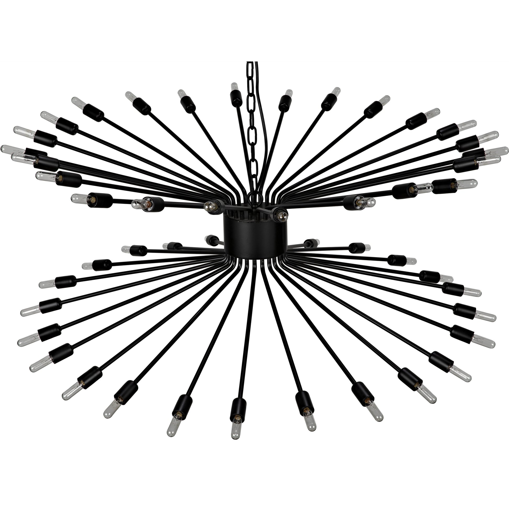 Lamberto Chandelier by Noir in black metal. Made from metal in a modern style.
