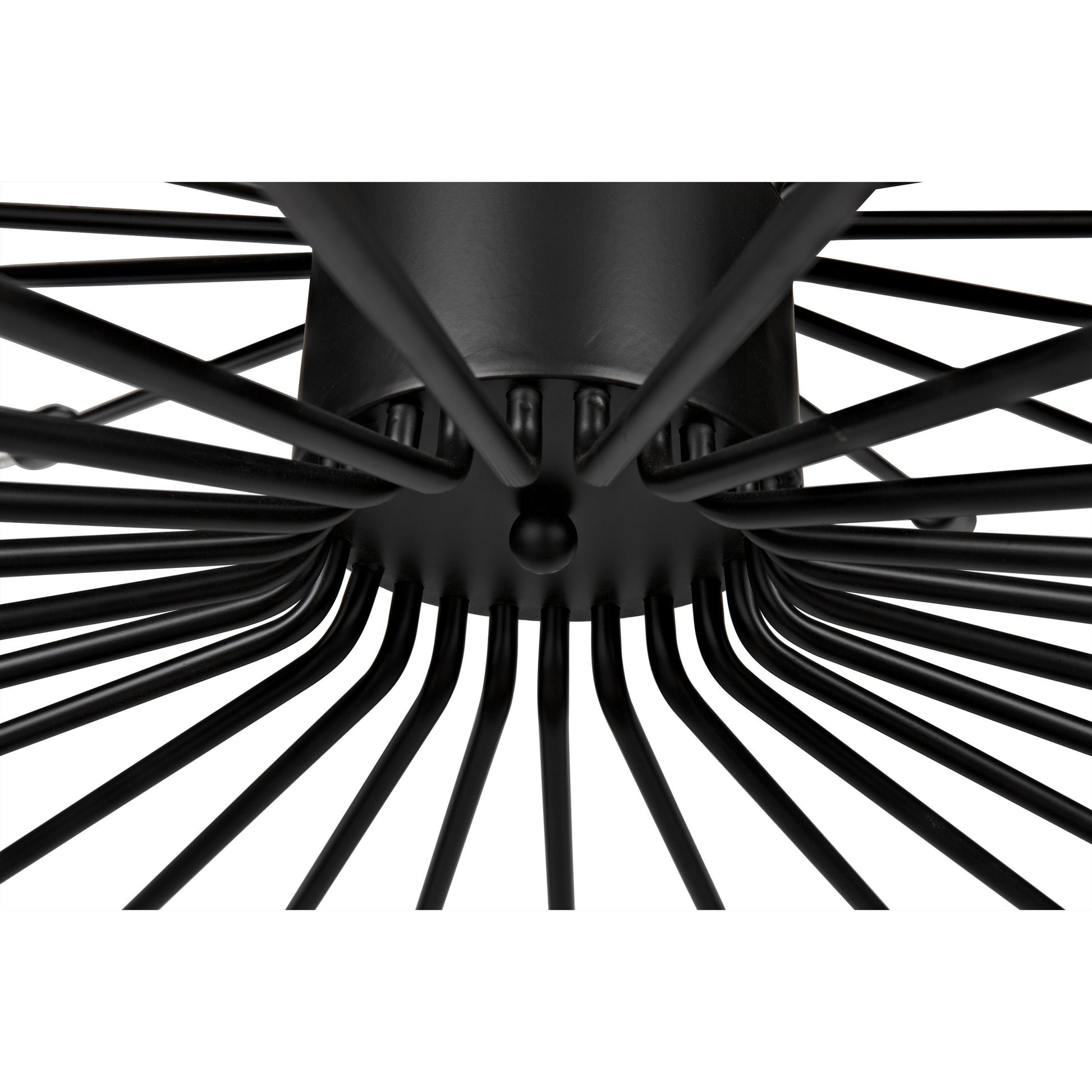 Lamberto Chandelier by Noir in black metal. Made from metal in a modern style.