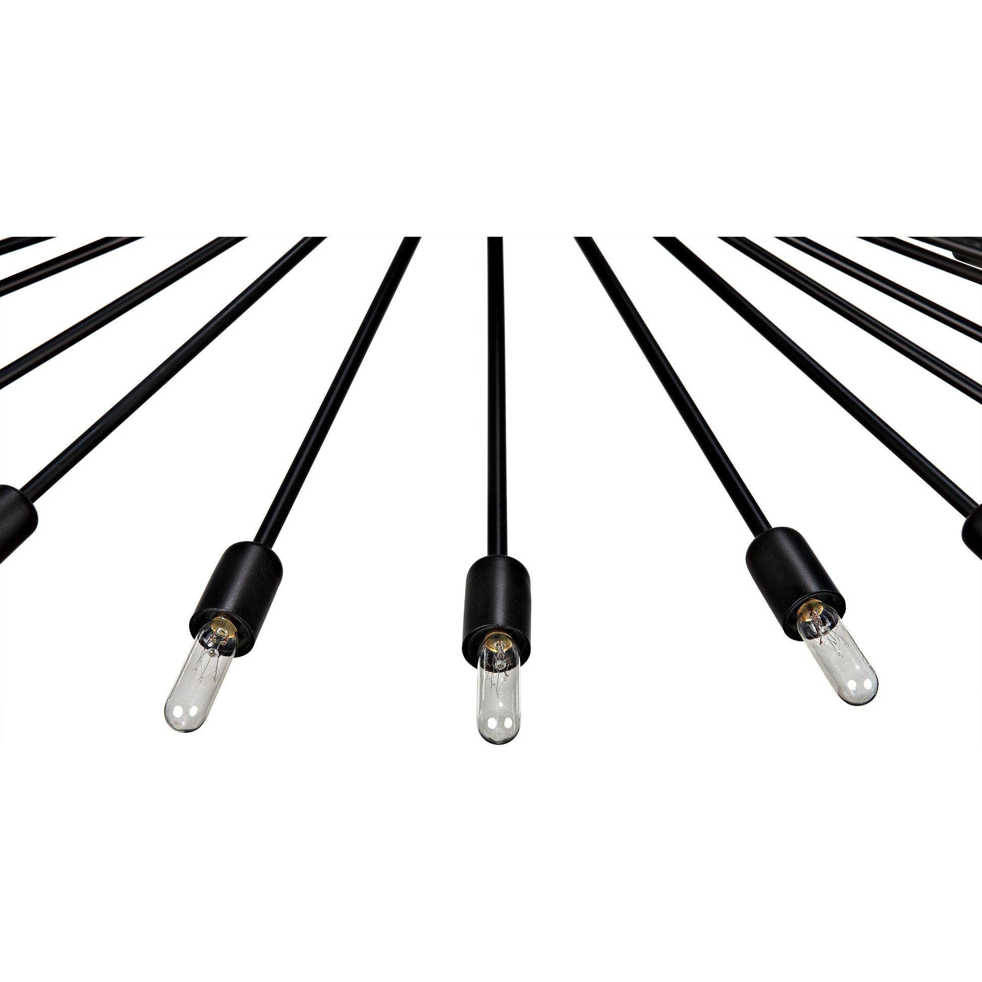 Lamberto Chandelier by Noir in black metal. Made from metal in a modern style.
