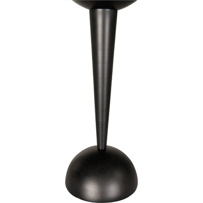 Sunday Morning Lamp by Noir in matte black. Made from industrial iron, frosted glass in a unique style.