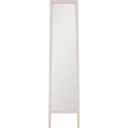 Laney Mirror by Essentials For Living in white wash pine. Made from solid reclaimed pine wood, glass in a cottage & farmhouse style.