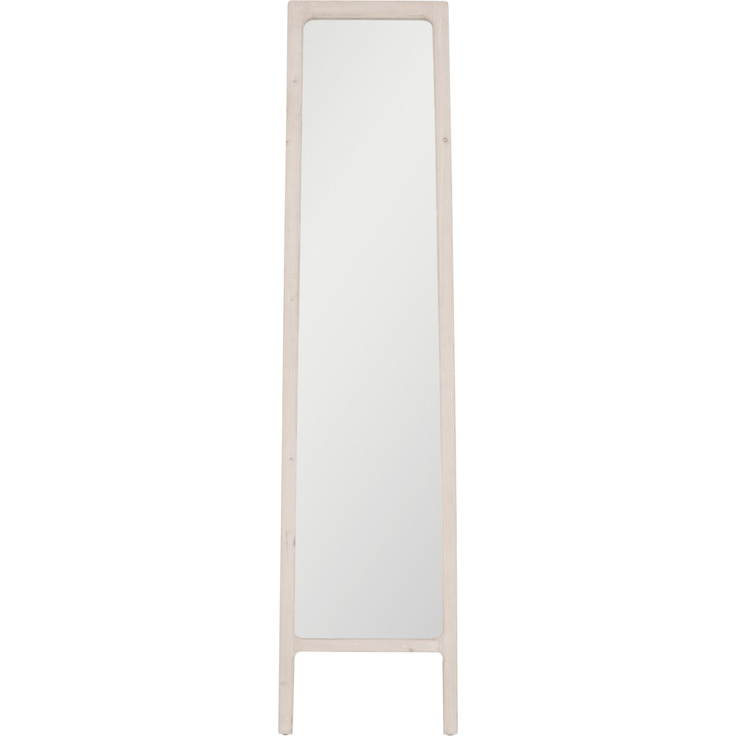 001 SI-1826876 | Primary Silo | Laney Mirror by Essentials For Living in white wash pine. Made from solid reclaimed pine wood, glass in a cottage & farmhouse style.