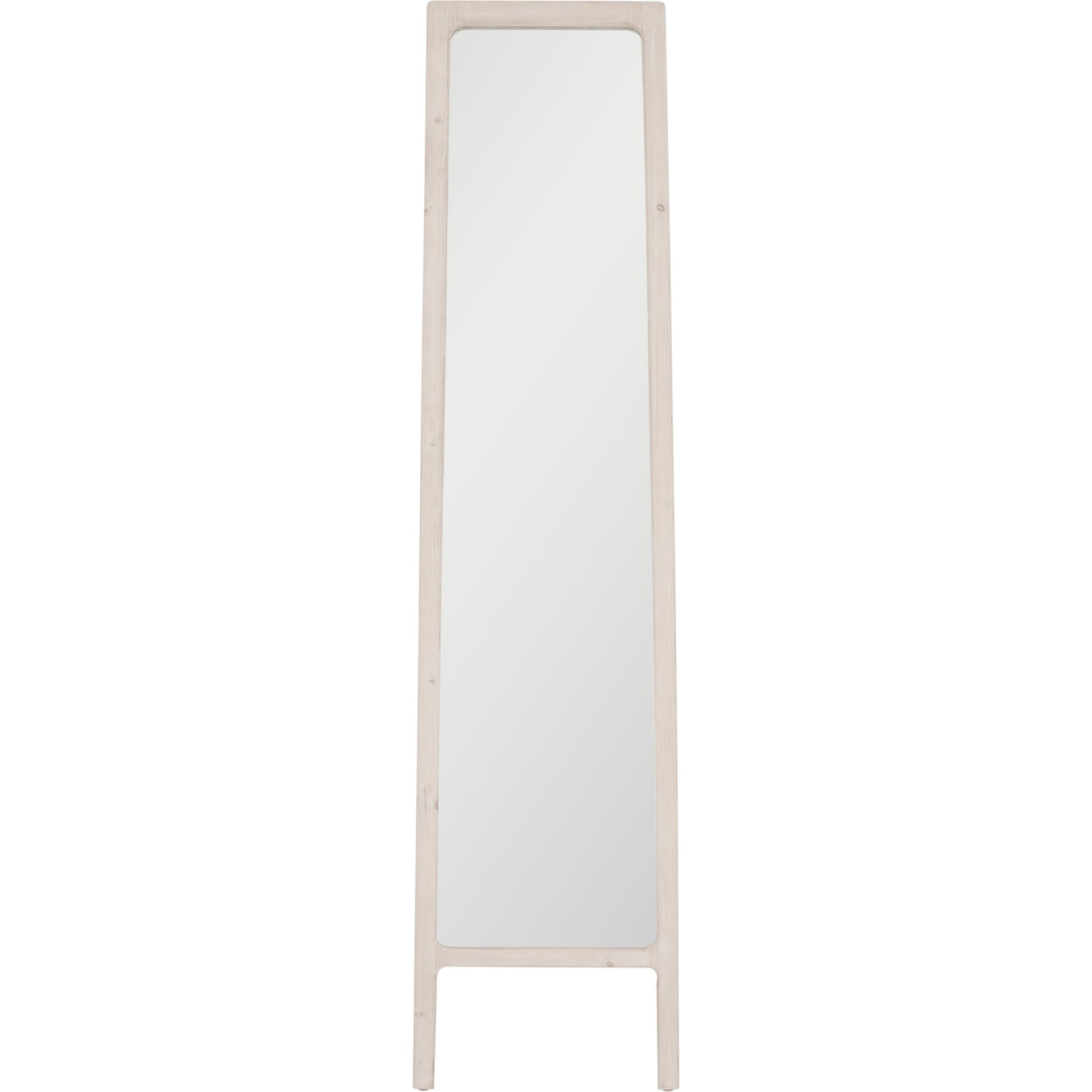Laney Mirror by Essentials For Living in white wash pine. Made from solid reclaimed pine wood, glass in a cottage & farmhouse style.