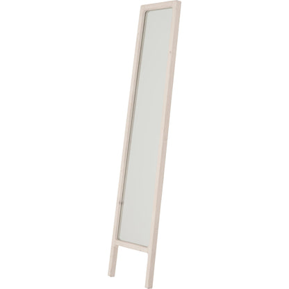 Laney Mirror by Essentials For Living in white wash pine. Made from solid reclaimed pine wood, glass in a cottage & farmhouse style.