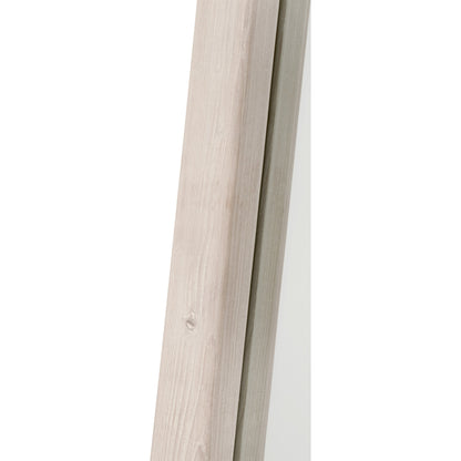 Laney Mirror by Essentials For Living in white wash pine. Made from solid reclaimed pine wood, glass in a cottage & farmhouse style.