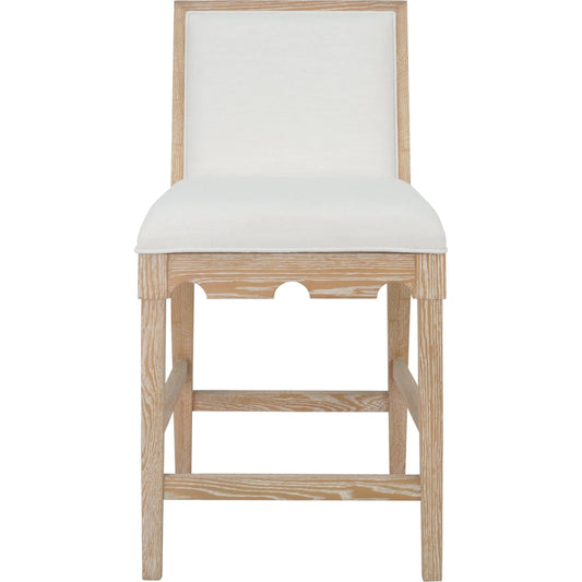 Lanister Square Back Counter Stool by Worlds Away. Made from solid wood in a unique style.
