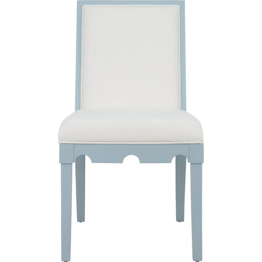 Lanister Square Back Dining Chair by Worlds Away. Made from solid wood in a unique style.