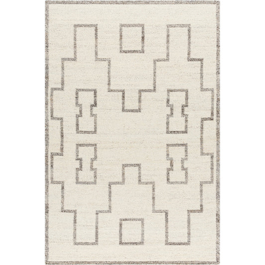 Lanesra Rug - 531137 by Livabliss in pearl, ash, metallic - silver, sage. Made from wool in a unique style.