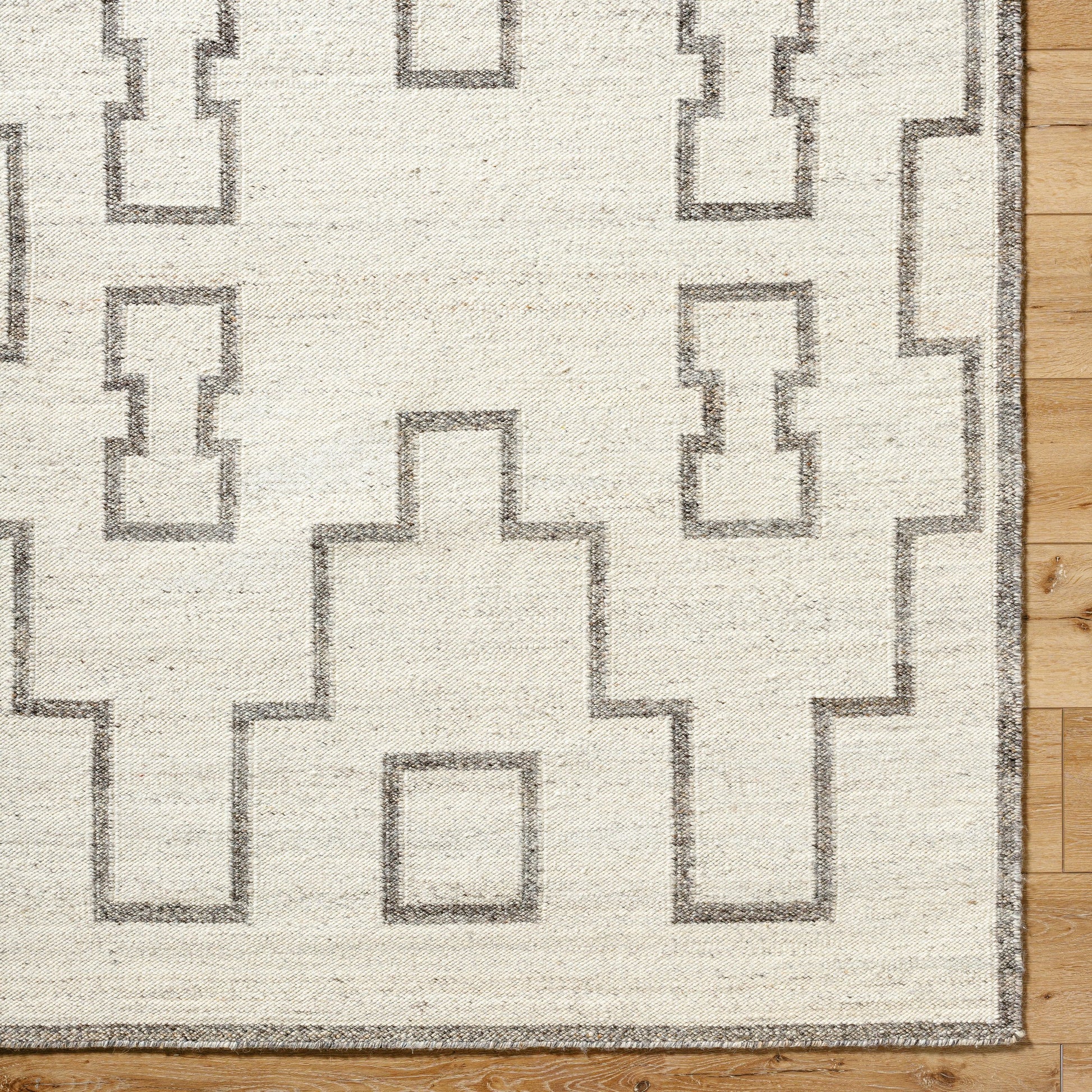 Lanesra Rug - 531137 by Livabliss in pearl, ash, metallic - silver, sage. Made from wool in a unique style.