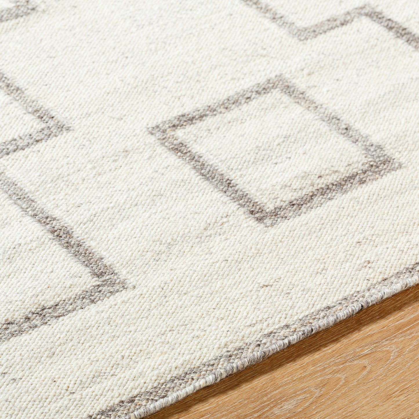 004 SI-2164737,SI-2164738,SI-2164739 | Closeup | Lanesra Rug - 531137 by Livabliss in pearl, ash, metallic - silver, sage. Made from wool in a unique style.
