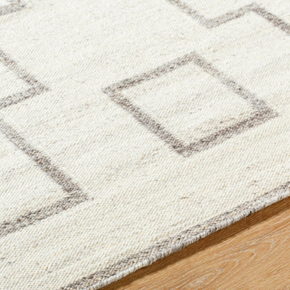 Lanesra Rug - 531137 by Livabliss in pearl, ash, metallic - silver, sage. Made from wool in a unique style.