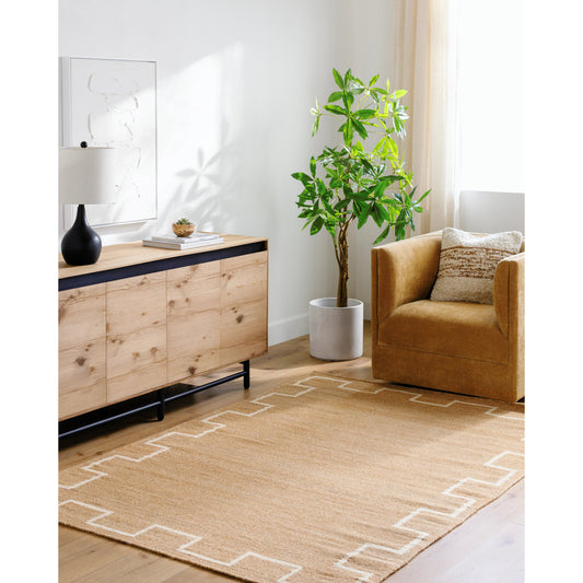 Lanesra Rug - 531145 by Livabliss in light wood, prairie dust, sand, pearl, natural. Made from wool in a unique style.