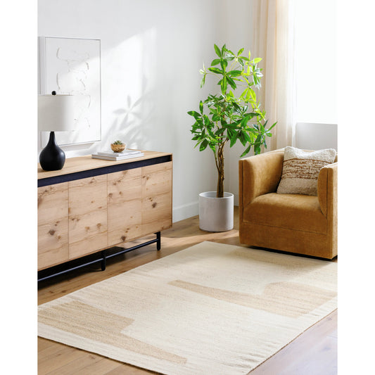 Lanesra Rug - 531153 by Livabliss in pearl, natural. Made from wool in a unique style.
