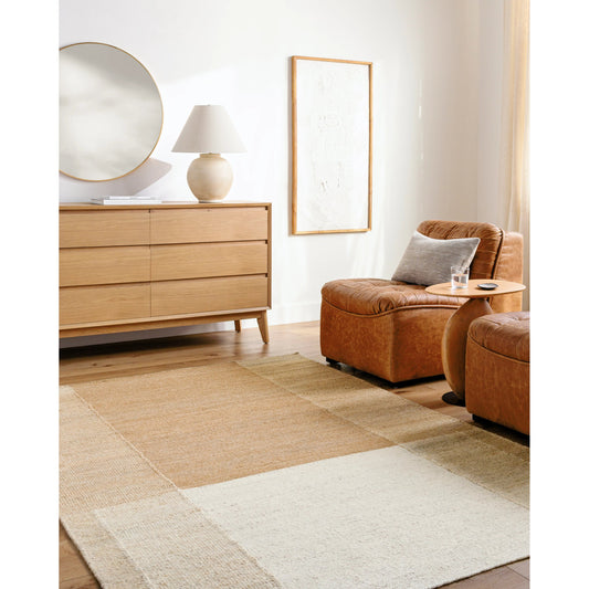 Lanesra Rug - 531161 by Livabliss in pearl, khaki, tan, desert tan, prairie dust. Made from wool in a unique style.
