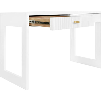 Larkin Two Drawer Desk by Worlds Away. Made from unique in a modern style.