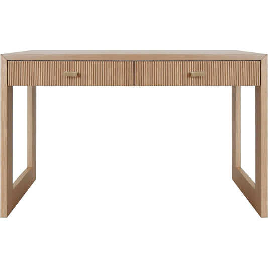 Larkin Two Drawer Desk by Worlds Away. Made from unique in a modern style.