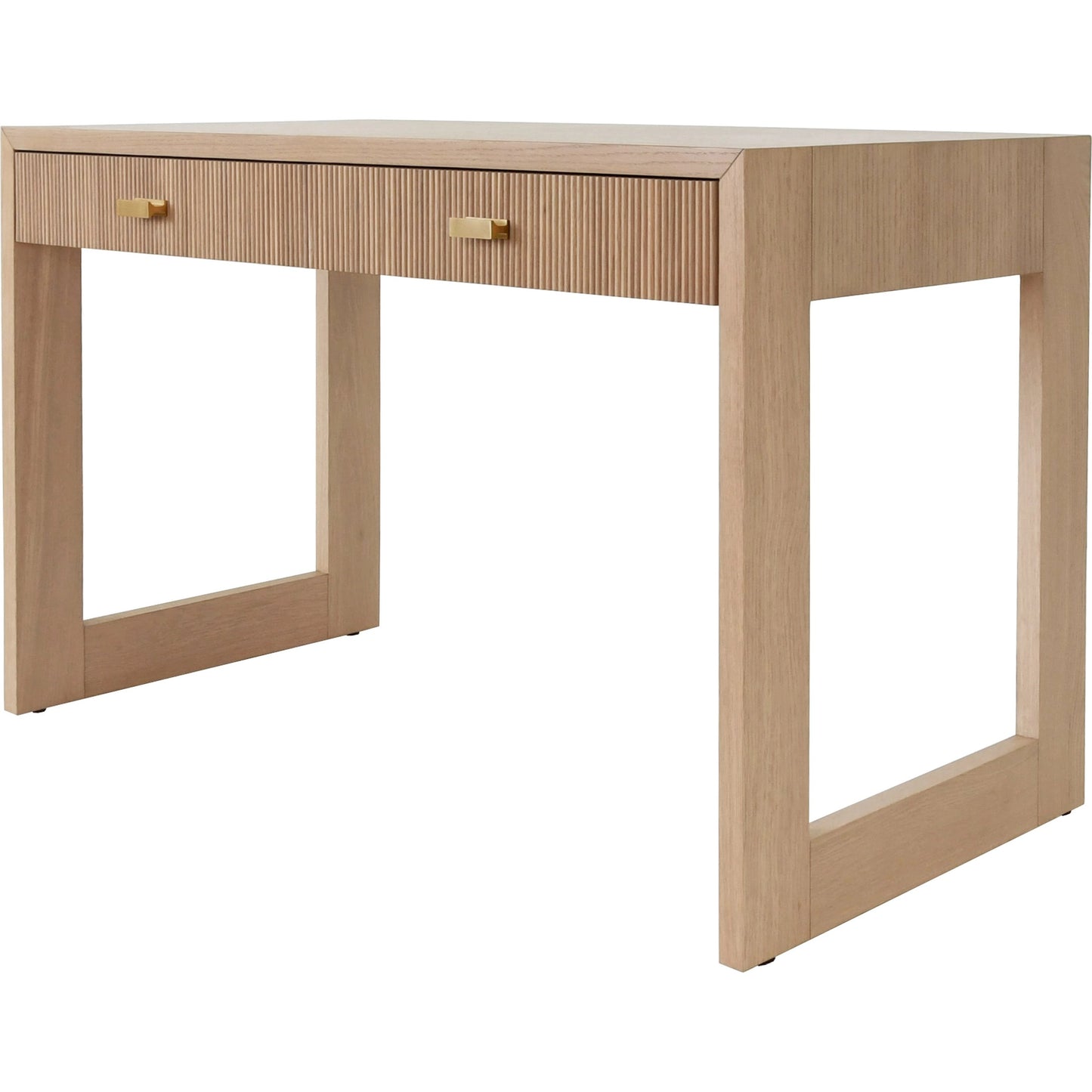 005 SI-2018971 | Additional Silo | Larkin Two Drawer Desk by Worlds Away. Made from unique in a modern style.