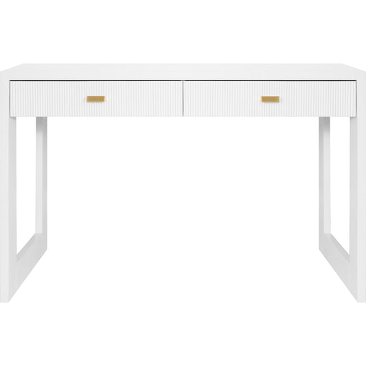 Larkin Two Drawer Desk by Worlds Away. Made from unique in a modern style.