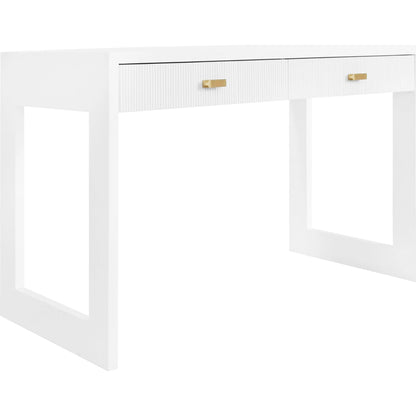 Larkin Two Drawer Desk by Worlds Away. Made from unique in a modern style.