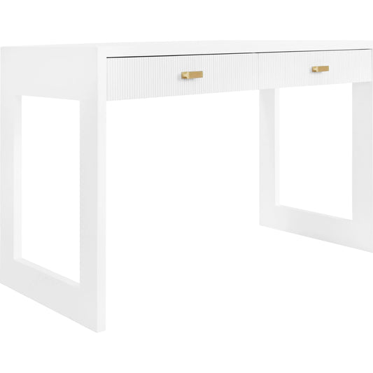 Larkin Two Drawer Desk by Worlds Away. Made from unique in a modern style.