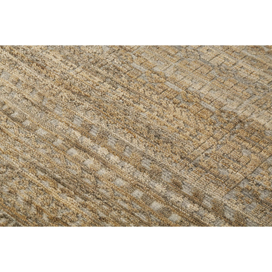 Payton Transitional Geometric Rug - 6496F by Feizy in gold, tan, ivory. Made from viscose, wool in a unique style.