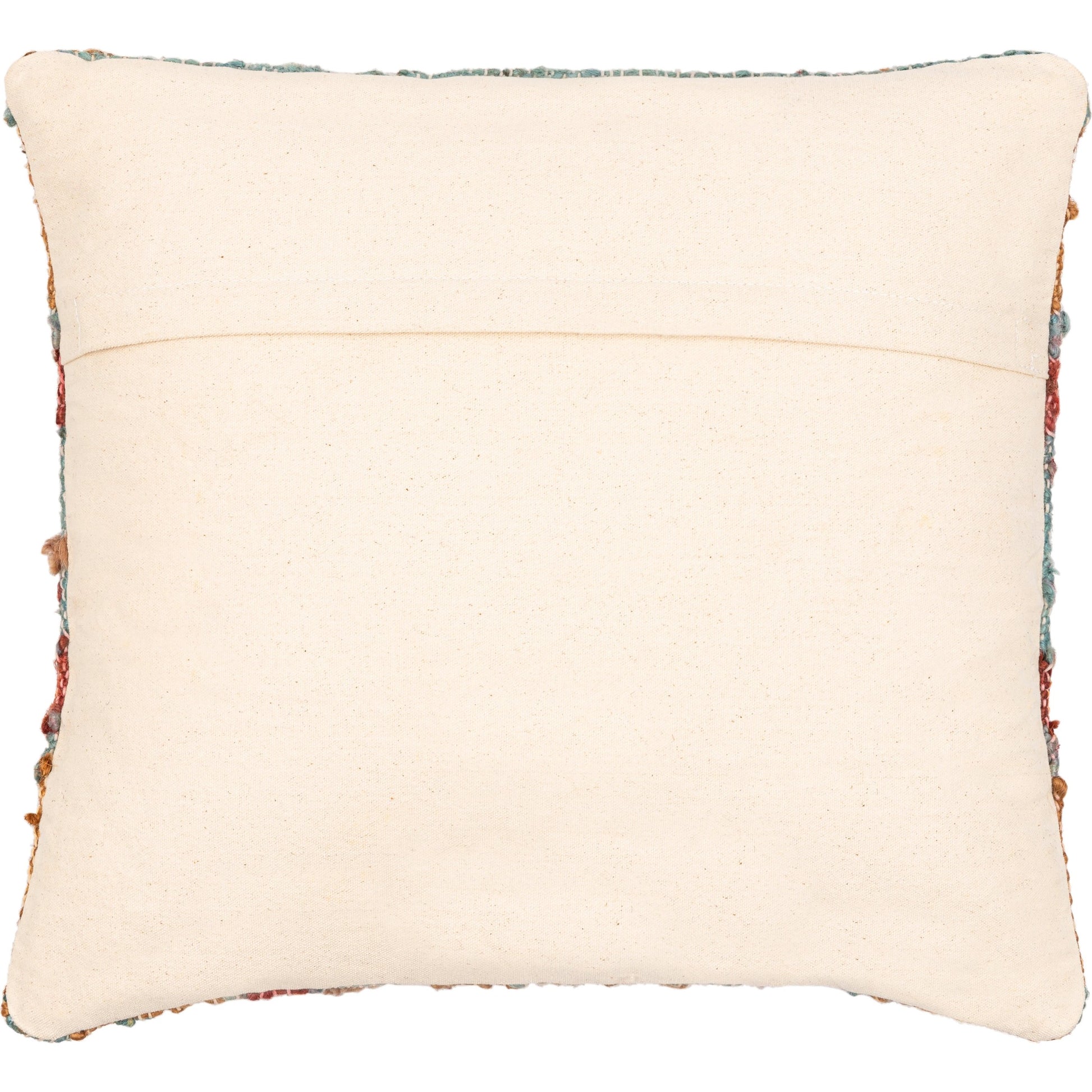 Luanda Pillow - 28846 by Surya in aqua, light beige. Made from 70% jute, 20% wool, 10% cotton, 100% cotton in a eclectic & global style.