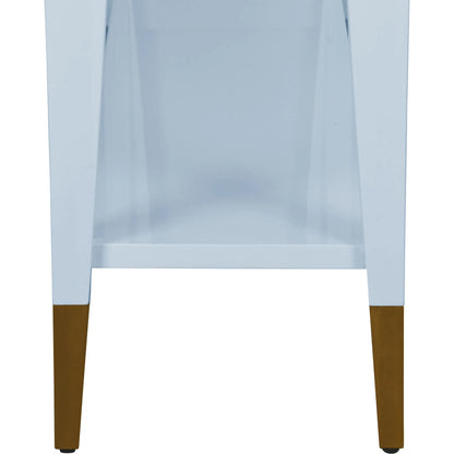 Laverne Two Tier Tapered Leg Console by Worlds Away. Made from unique in a unique style.