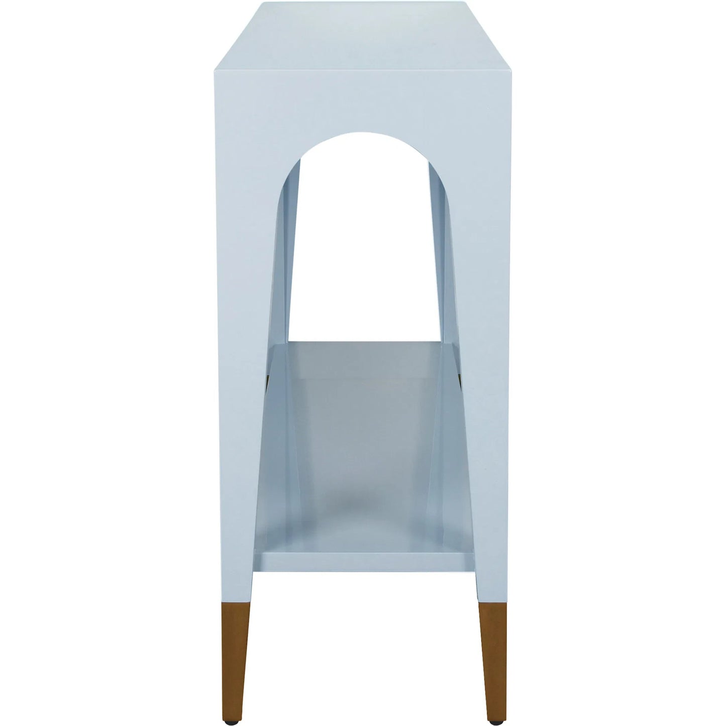 004 SI-2538653 | Additional Silo | Laverne Two Tier Tapered Leg Console by Worlds Away. Made from unique in a unique style.