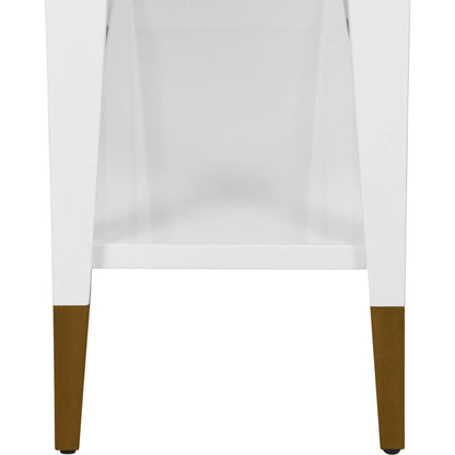 Laverne Two Tier Tapered Leg Console by Worlds Away. Made from unique in a unique style.