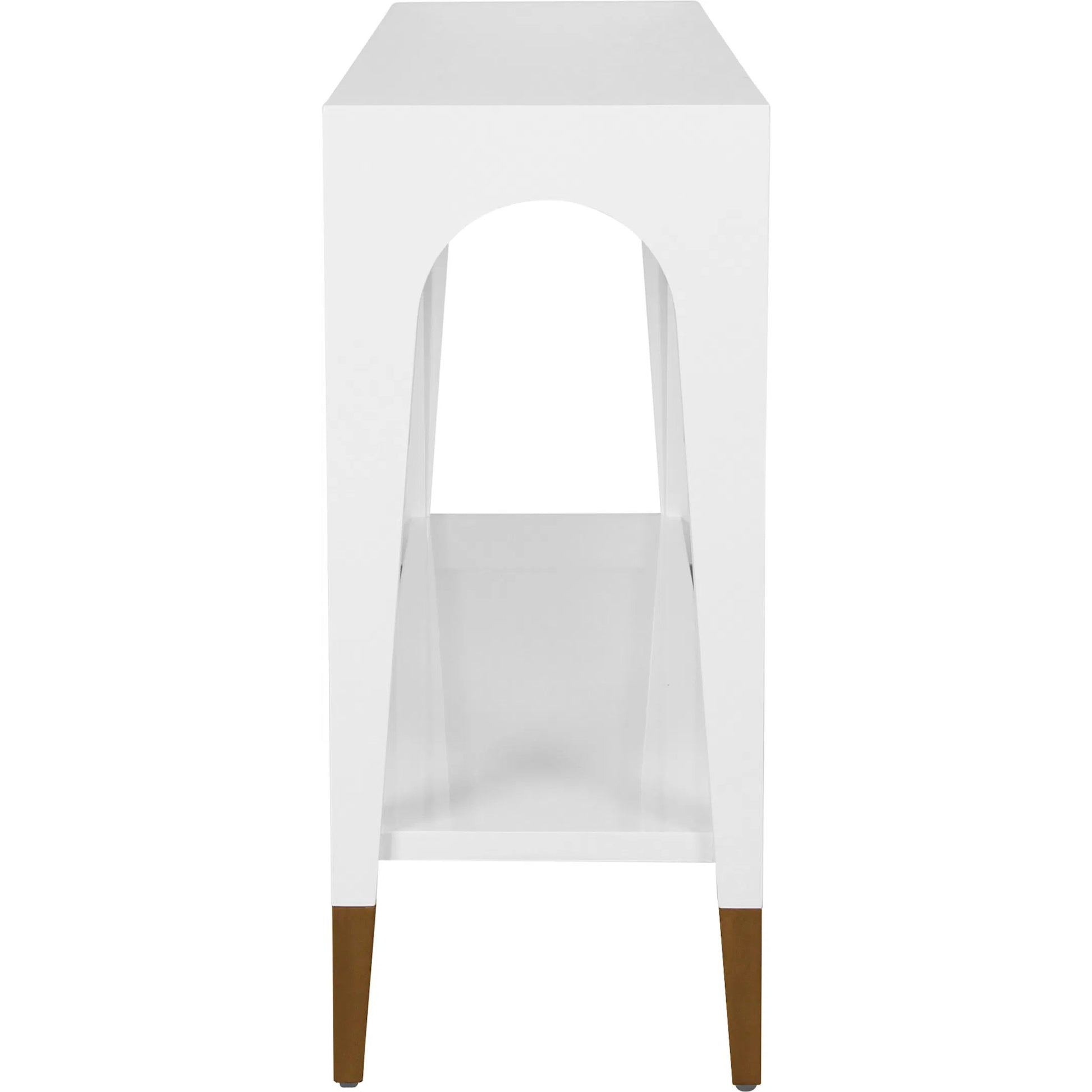 Laverne Two Tier Tapered Leg Console by Worlds Away. Made from unique in a unique style.
