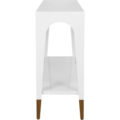 Laverne Two Tier Tapered Leg Console by Worlds Away. Made from unique in a unique style.