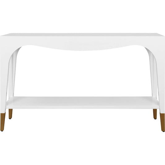 Laverne Two Tier Tapered Leg Console by Worlds Away. Made from unique in a unique style.