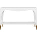 Laverne Two Tier Tapered Leg Console by Worlds Away. Made from unique in a unique style.