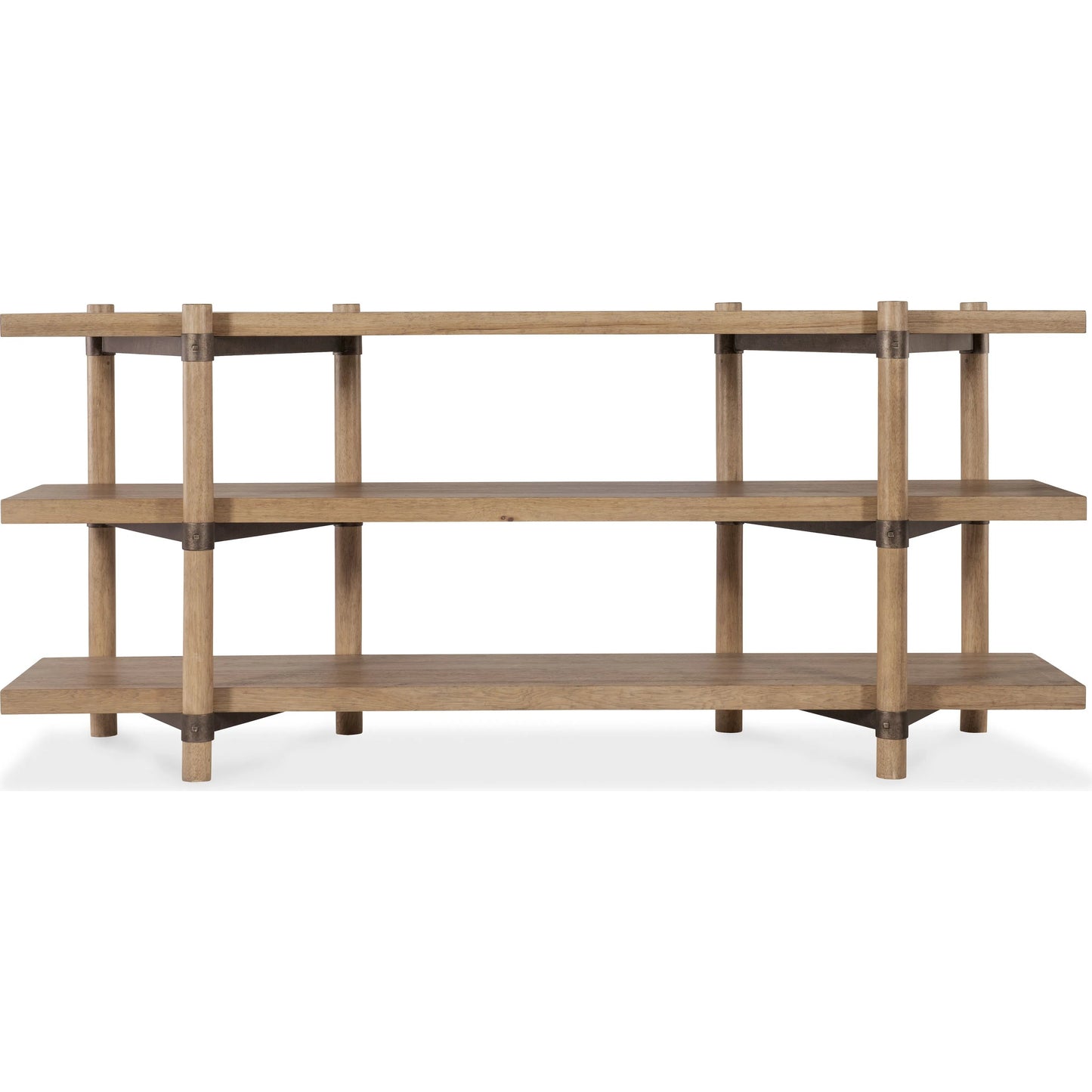 003 SI-2250712 | Additional Silo | Vineyard Row Console by Hooker Furniture in light wood and sonoma. Made from unique in a transitional style.