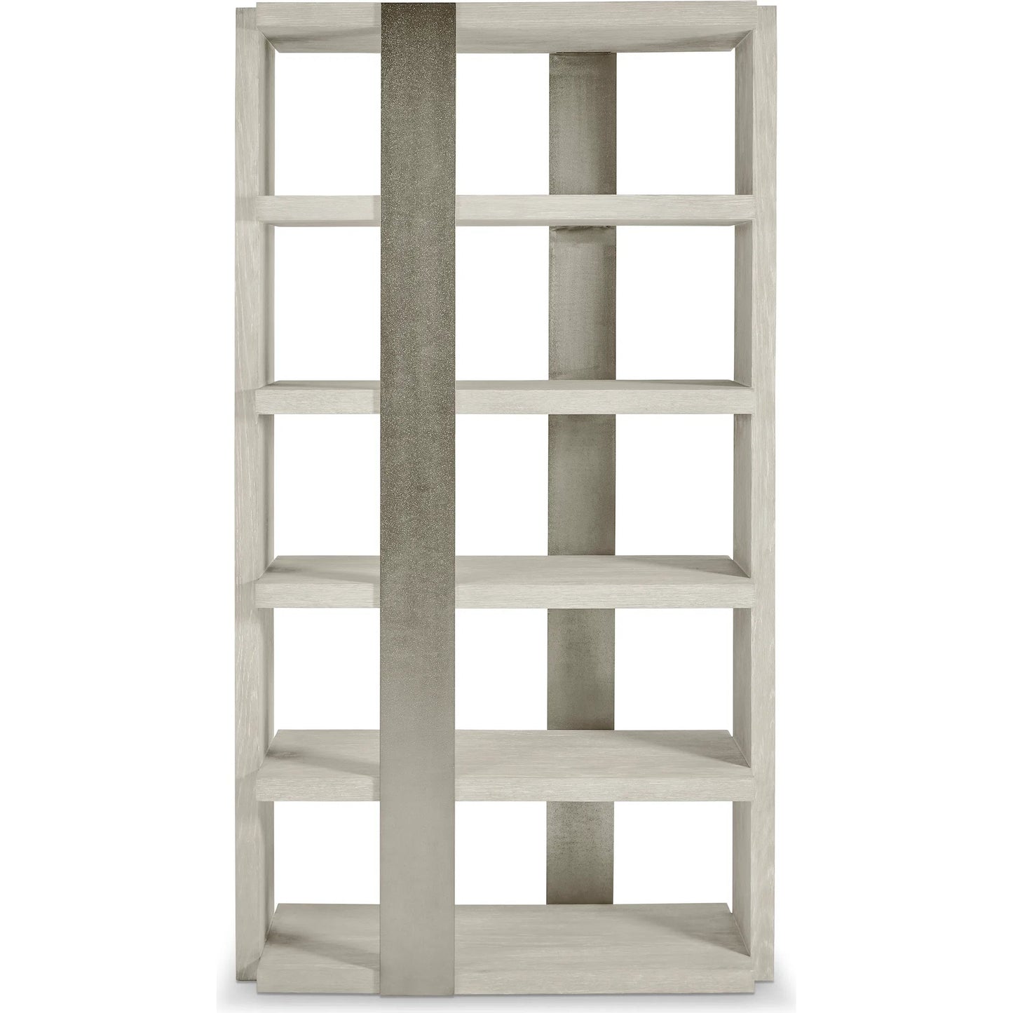 002 SI-2453331 | Additional Silo | Tempo Etagere by Bernhardt in larza, satin nickel. Made from oak, aluminum in a transitional style.