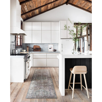 Layla LAY-06 Rug by Loloi in taupe, stone. Made from 100% polyester in a traditional style.