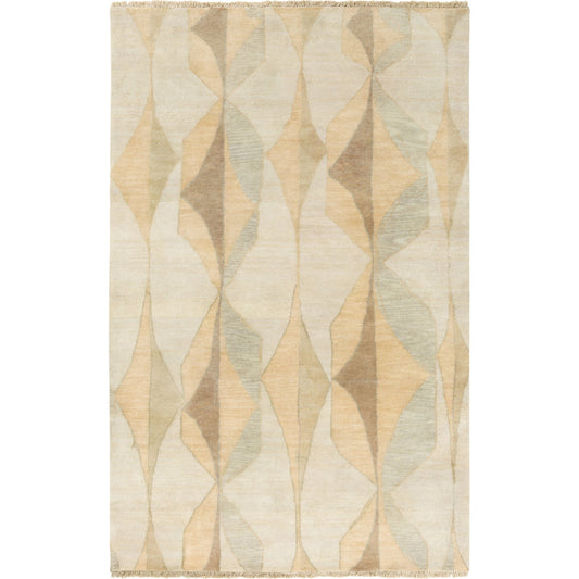 Libra One Rug - 16351 by Surya in light brown, tan, brown, dusty sage, olive. Made from 100% wool in a unique style.