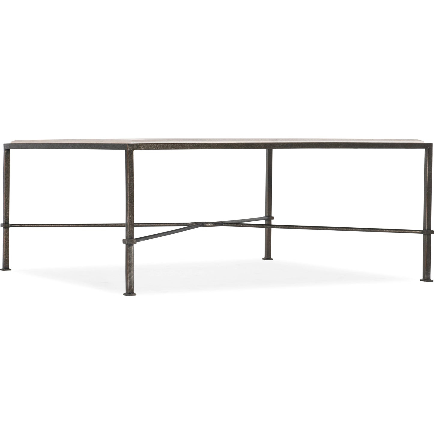 001 SI-1996316 | Primary Silo | Cocktail Table by Hooker Furniture in dark charcoal. Made from marble, metal in a modern style.