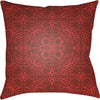 Bright Red, Dark Red / 18" x 18"