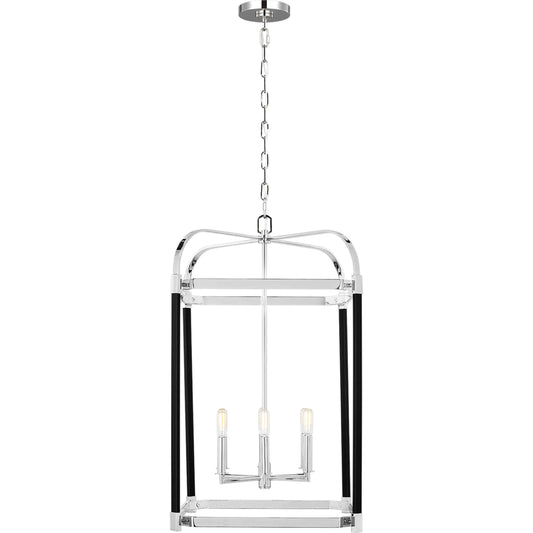 Hadley Large Lantern by Visual Comfort & Co.. Made from steel in a modern style.