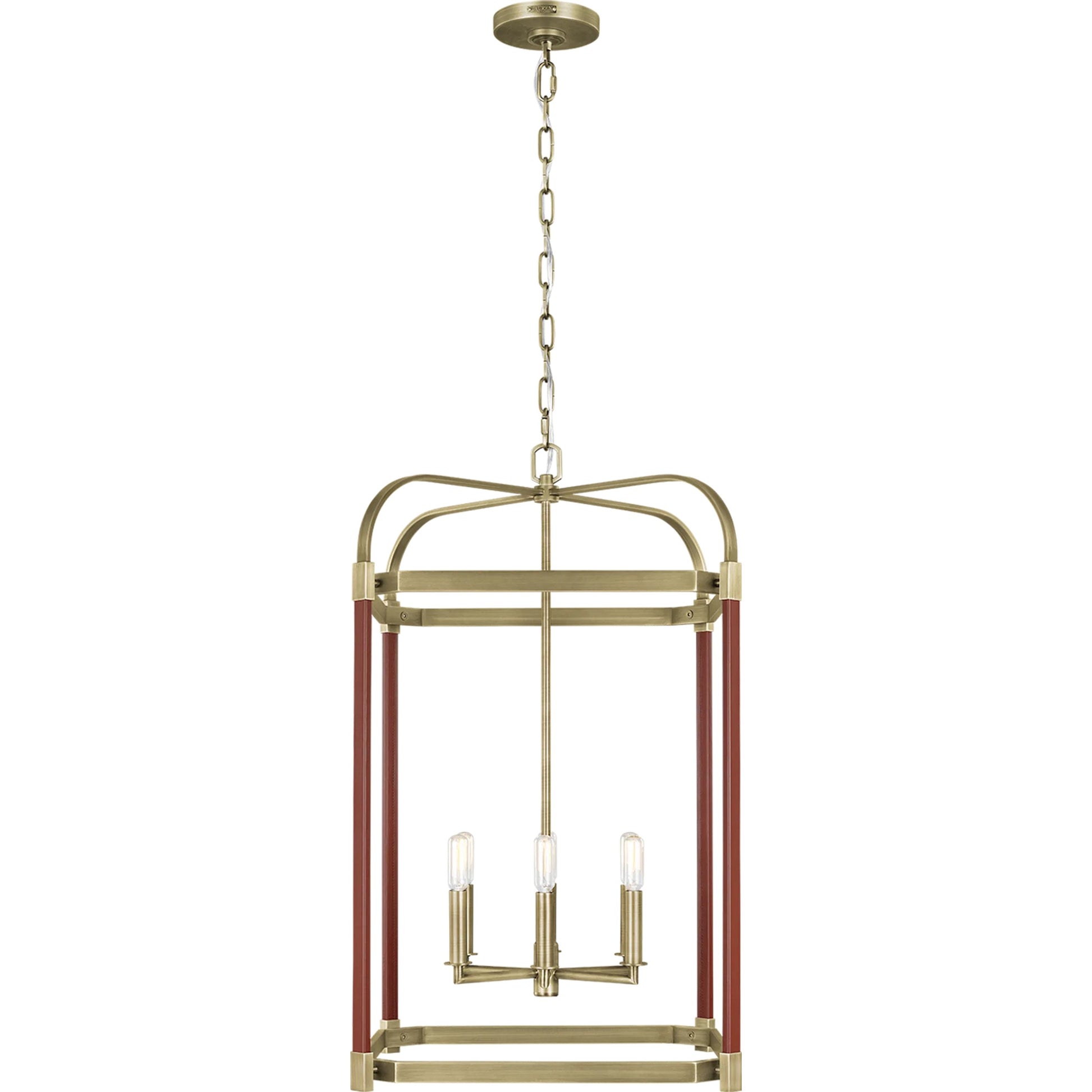 Hadley Large Lantern by Visual Comfort & Co.. Made from steel in a unique style.