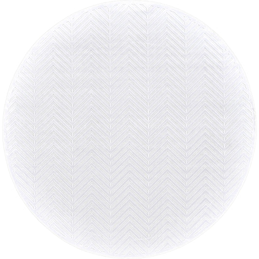 Saphir Mira Geometric Rug - 3489F by Feizy in white. Made from viscose, polyester in a unique style.