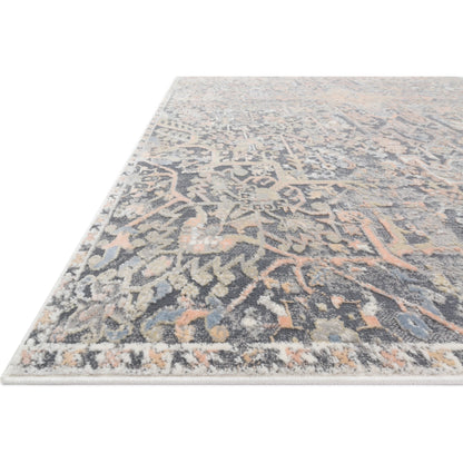 Lucia LUC-02 Rug by Loloi in charcoal, multi. Made from polypropylene, polyester in a traditional style.