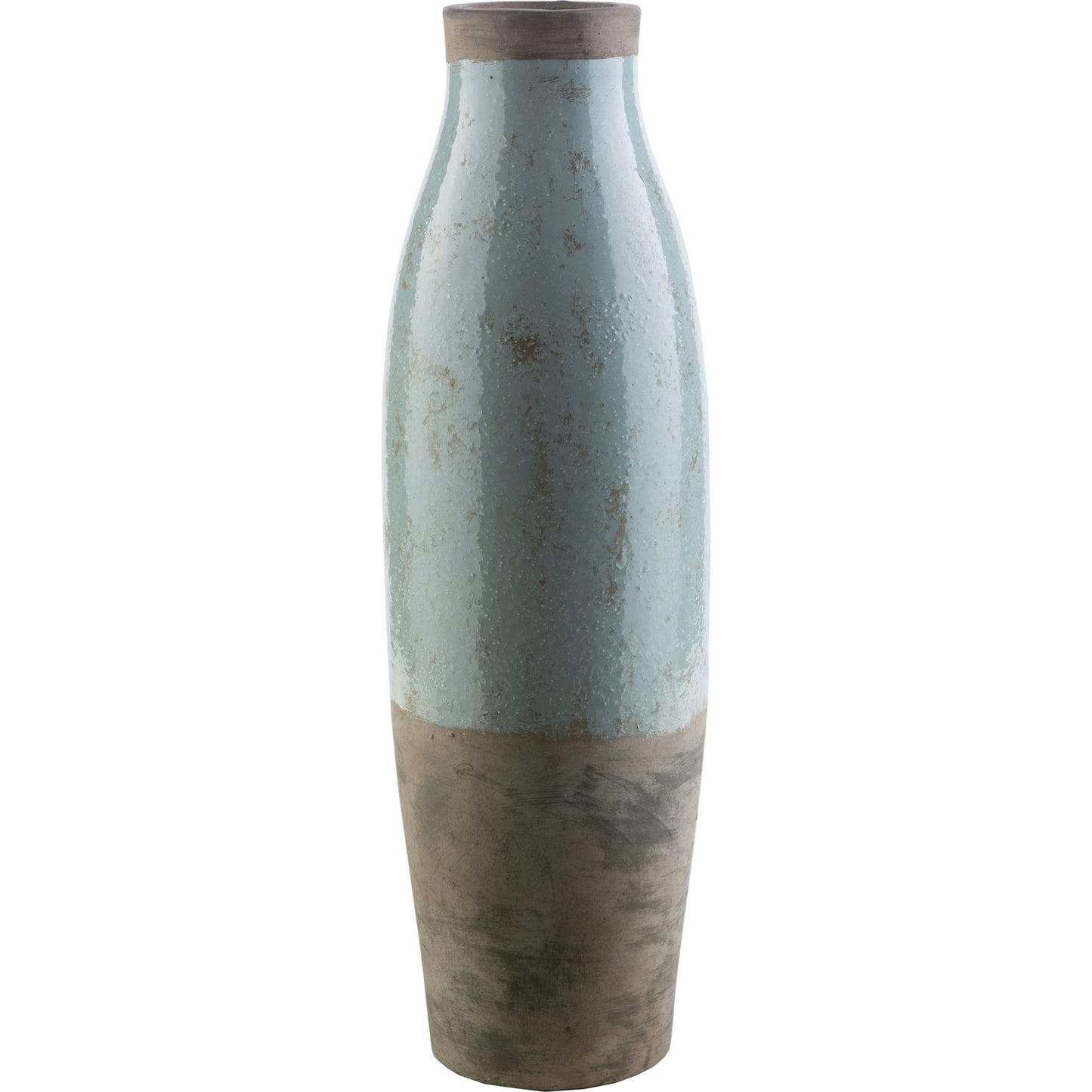 000 O-SURYA-LCL600-L | Primary Silo | Leclair - 14262 by Livabliss in light gray, olive and glazed. Made from 100% ceramic in a coastal style.