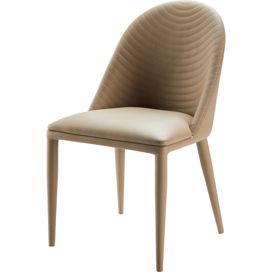 Lacey Dining Chair - 497389 by Surya in hand finished. Made from upholstery: faux leather, base: metal, fill: 100% polyurethane foam in a modern style.