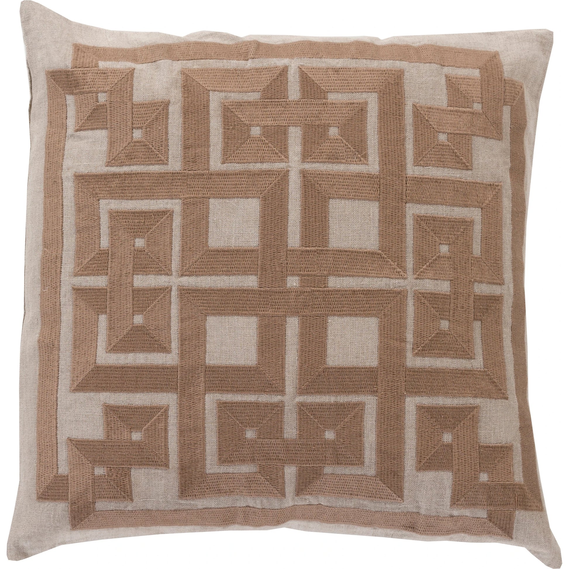 Grammercy Pillow by Surya. Made from linen in a cottage & farmhouse style.
