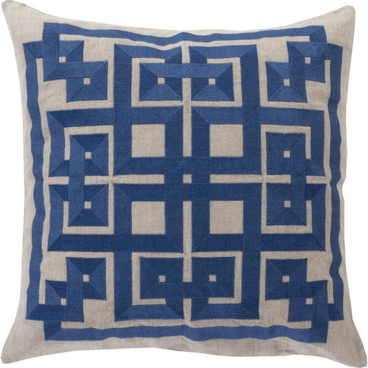 Gramercy Pillow - 33799 by Surya. Made from 100% linen in a modern style.